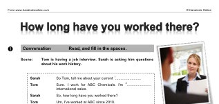 How long have you worked there? (part 1)