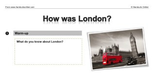 How was London? (part 1)