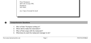 Writing a Formal Letter (part 3)