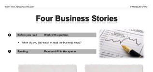 Four Business Stories (part 1)