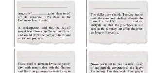 Four More Business Stories (part 2)