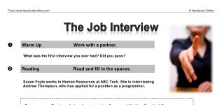 The Job Interview (part 1)