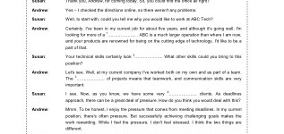 The Job Interview (part 2)
