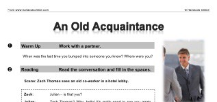 An Old Acquaintance (part 1)