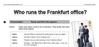 Who runs the Frankfurt office? (part 1)