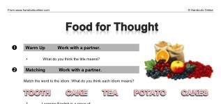 Food for Thought (part 1)