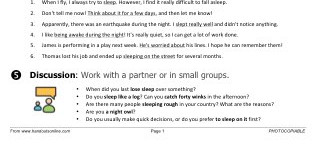 Idiom Builder: Sleep (part 3)