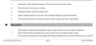 Idioms about Money (part 3)