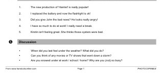 Idioms about the Weather (part 3)