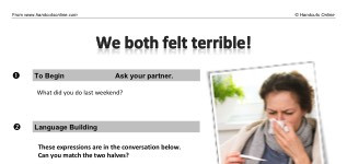 We both felt terrible! (part 1)