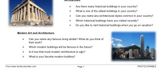 Conversation Builder: Art and Architecture (part 3)
