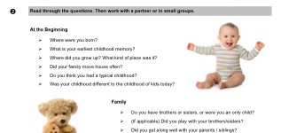 Conversation Builder: Your Childhood (part 2)
