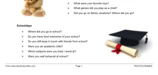 Conversation Builder: Your Childhood (part 3)