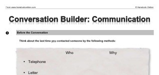 Conversation Builder: Communication (part 1)