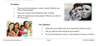 Conversation Builder: Your Country (part 3)