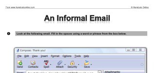 An Informal Email (part 1)
