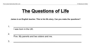 The Questions of Life (part 1)
