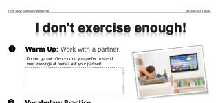 I don't exercise enough! (part 1)