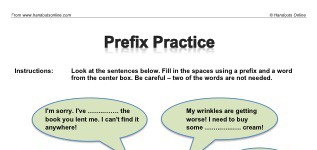 Prefix Practice (part 1)