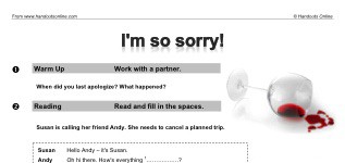 I'm so sorry! (part 1)