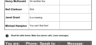 Telephone English Roleplays (Business) (part 2)