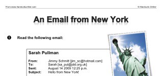 An Email from New York (part 1)