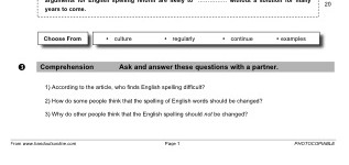 English Spelling (part 3)