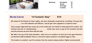 Hotel Reviews (part 2)