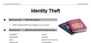 Identity Theft (part 1)