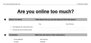 Are you online too much? (part 1)