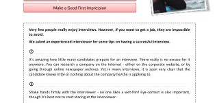 Advice for Interviews (part 2)
