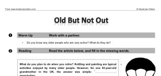 Old But Not Out (part 1)