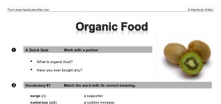 Organic Food (part 1)