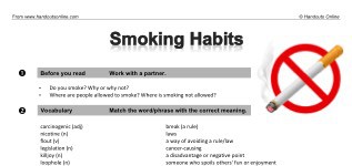 Smoking Habits  (part 1)