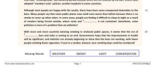 Smoking Habits  (part 3)