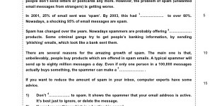 The Problem of Spam (Lower Level) (part 2)