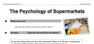 The Psychology of Supermarkets (part 1)