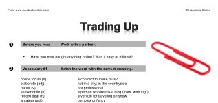 Trading Up (part 1)