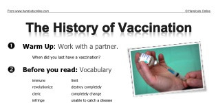 The History of Vaccination (part 1)