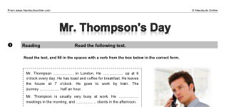 Mr Thompson's Day (part 1)