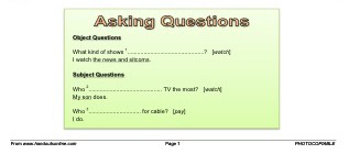Can I ask a few questions? (part 3)