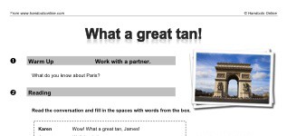 What a Great Tan! (part 1)