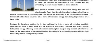 Alternative Energy (part 3)
