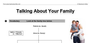 Talking about your Family (part 1)