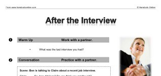 After the Interview (part 1)