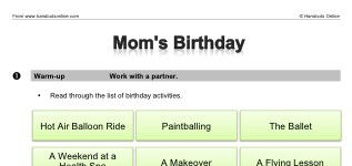 Mom's Birthday (part 1)