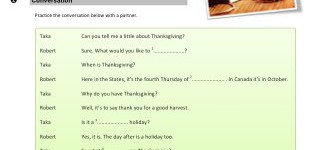 Can you tell me about Thanksgiving? (part 2)