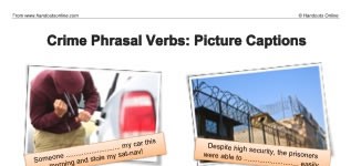 Phrasal Verbs: Crime (part 1)