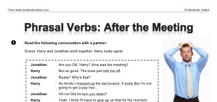 Phrasal Verbs - After the Meeting (part 1)