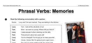 Phrasal Verbs: Memories (part 1)